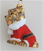 Yorkie Santa Paws
